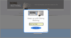 Desktop Screenshot of doingnothing.com